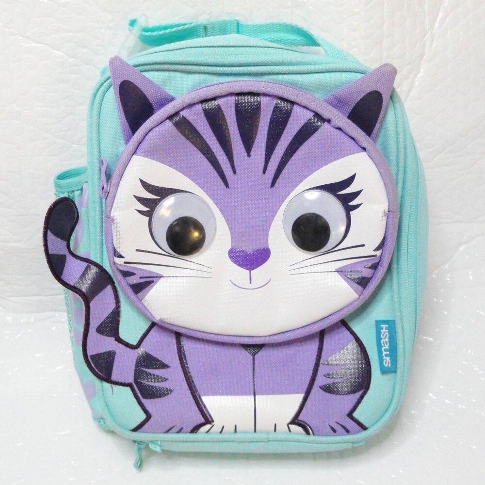 3 for $10 Smash Cat Lunch Bag with side water bottle holder